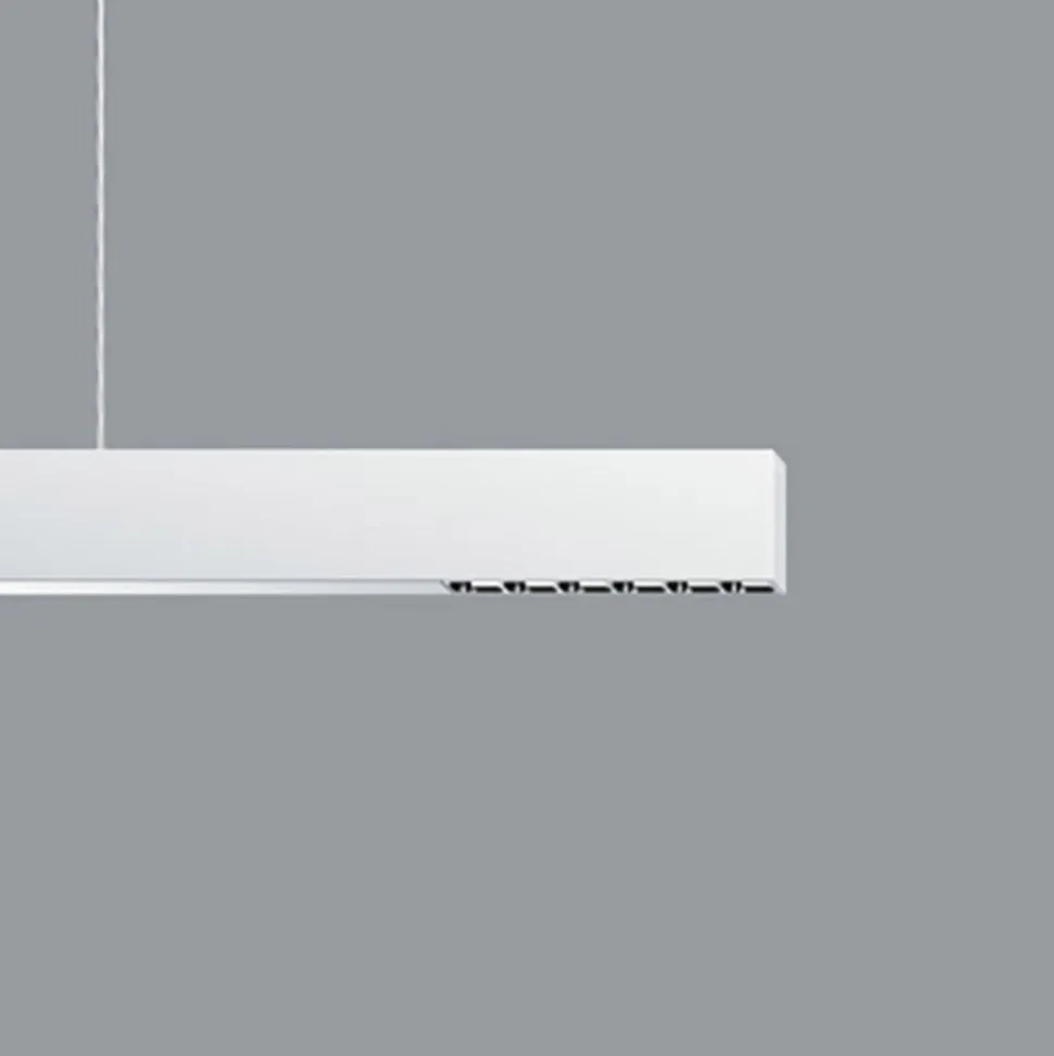 ERCO Compar P DALI up/down oval wide hvid/sølv 930