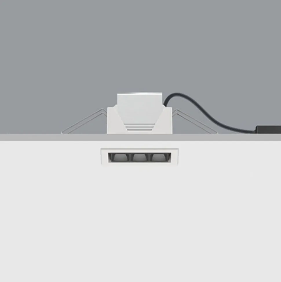 ERCO Compar wide flood dim hvid 12 cm 10 W 940
