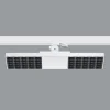 ERCO Jilly 230 V 15 W oval wide 830 hvid/sort