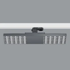 ERCO Jilly 230 V 15 W oval wide 840 sort/sølv