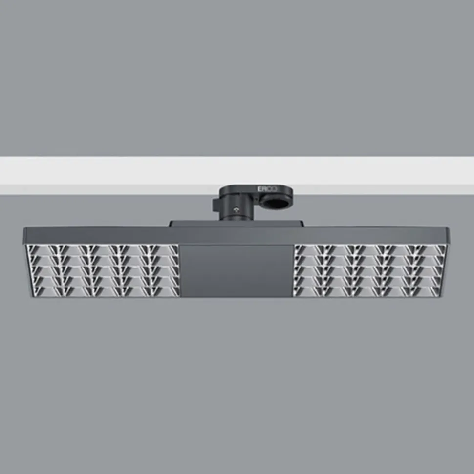 ERCO Jilly 230 V 15 W oval wide 840 sort/sølv