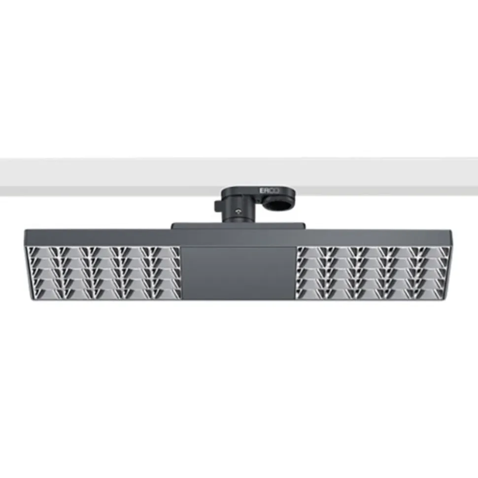 ERCO Jilly 230 V 15 W oval wide 840 sort/sølv