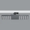 ERCO Jilly 230 V BT 15 W extra wide 840 sort/sølv