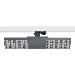 ERCO Jilly 230 V BT 15 W extra wide 830 sort/sølv
