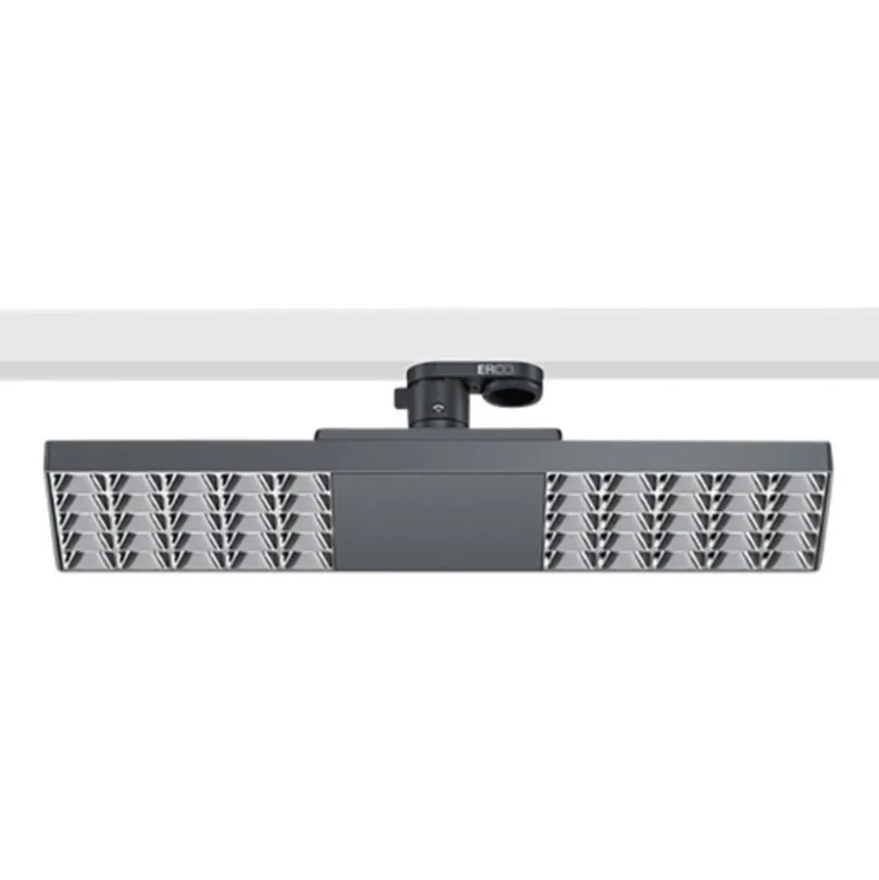 ERCO Jilly 230 V BT 15 W extra wide 830 sort/sølv