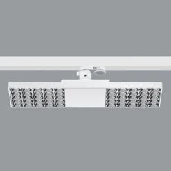 ERCO Jilly 230V BT 15 W oval wide 840 hvid/sølv