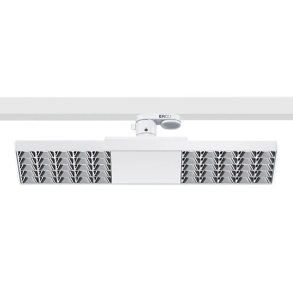 ERCO Jilly 230V BT 15 W oval wide 840 hvid/sølv