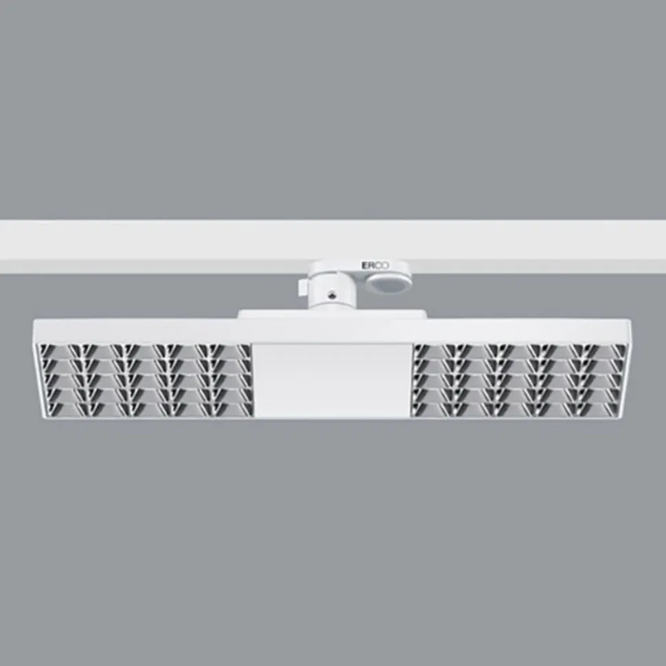ERCO Jilly 230V BT 15 W oval wide 830 hvid/sølv