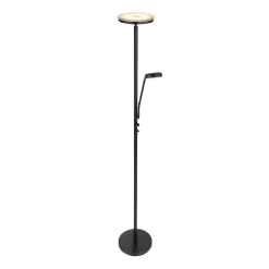 Ernst LED-gulvlampe med flexarm, sort