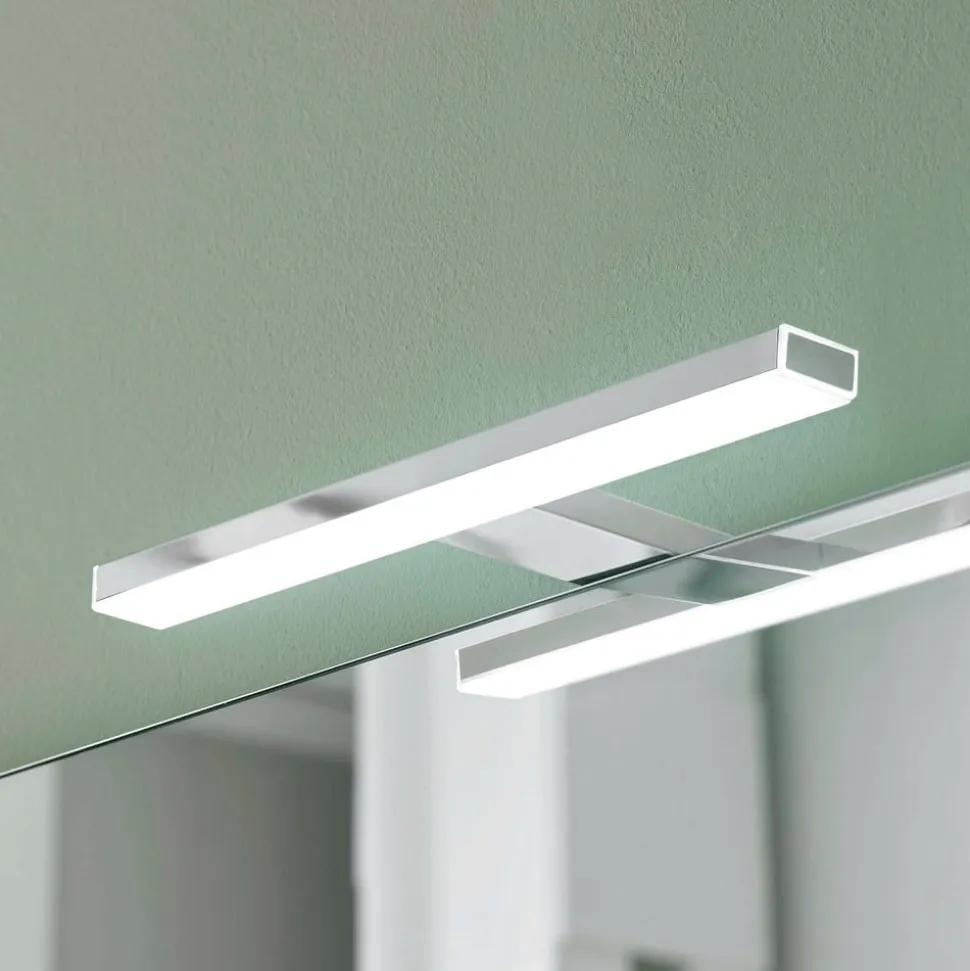 Esther 2 LED-spejlbelysning, krom, 28 cm