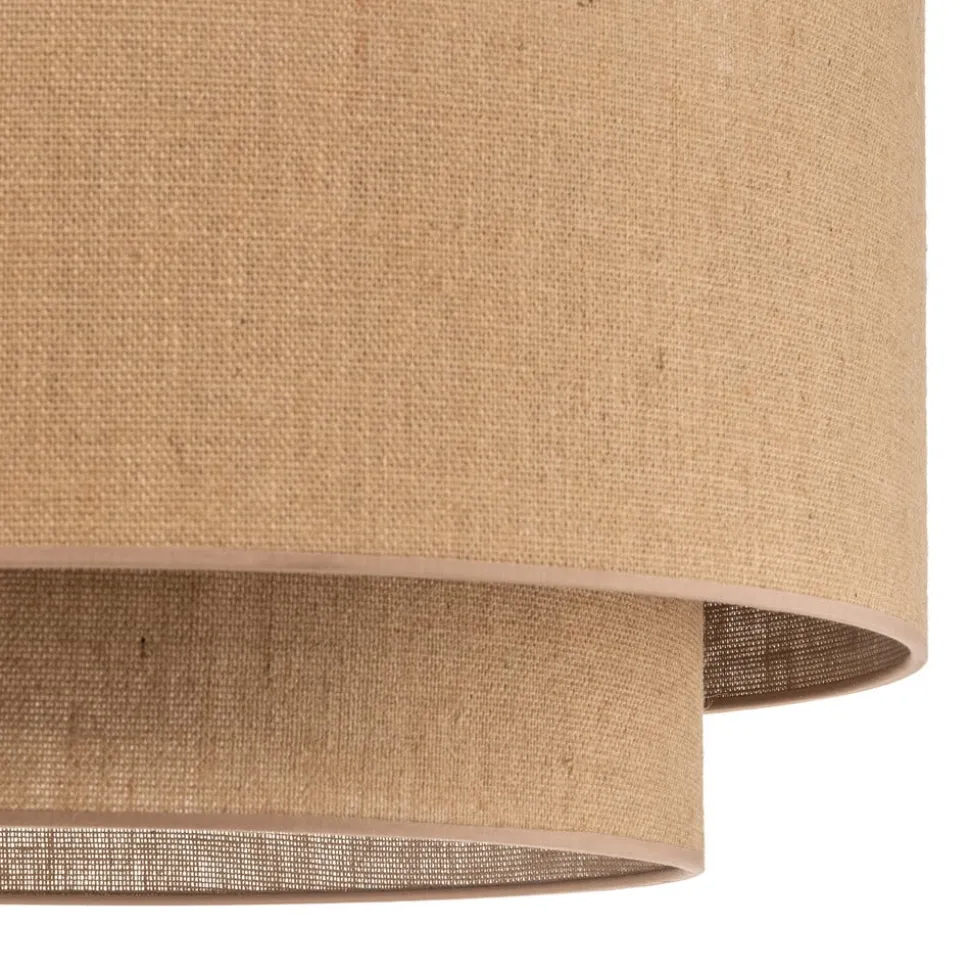 Euluna Boho jute-loftslampe naturbrun Ø60cm