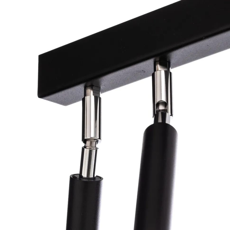 Euluna Nicanor loftspot sort/krom 6 lyskilder