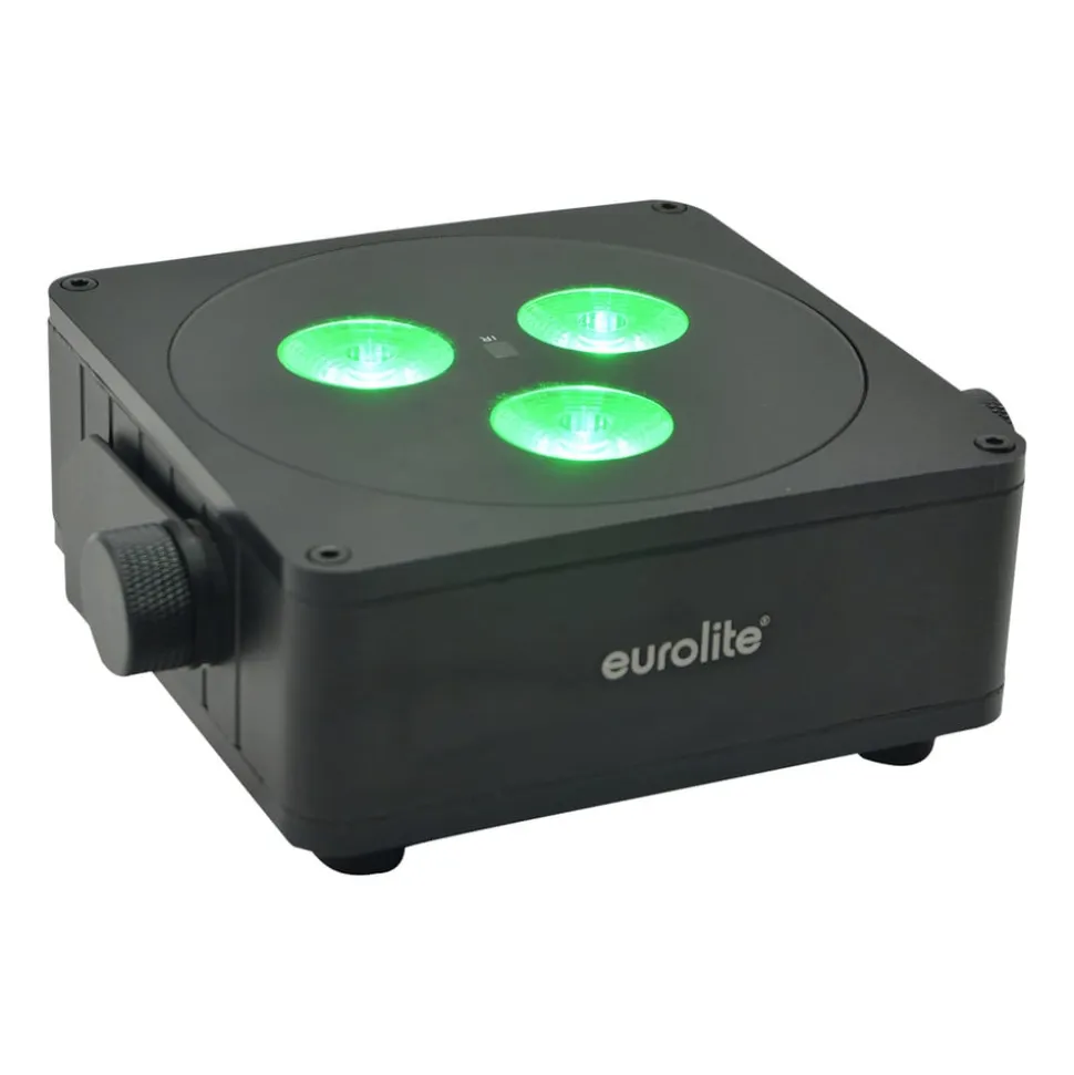 EUROLITE Batteri Flad Lampe 3 LED Spot 24W IP65