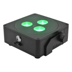 EUROLITE Batteri Flad Lampe 3 LED Spot 24W IP65