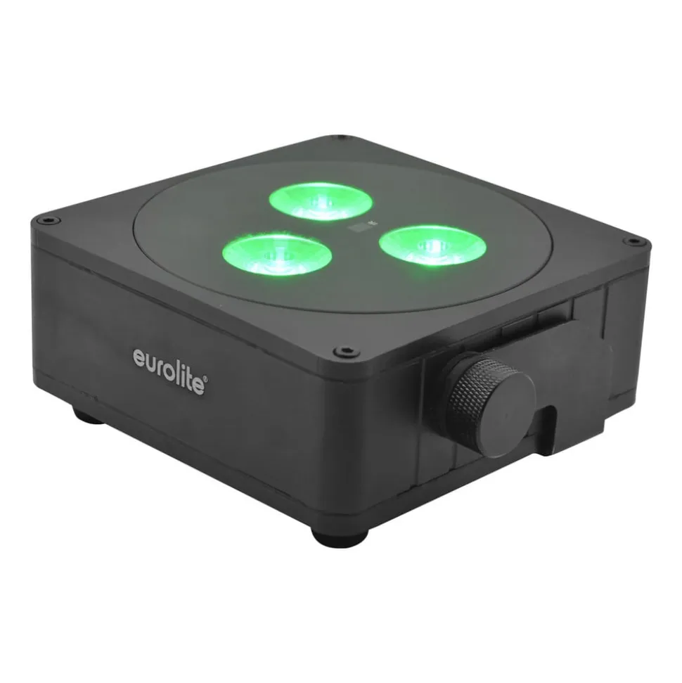 EUROLITE Batteri Flad Lampe 3 LED Spot 24W IP65