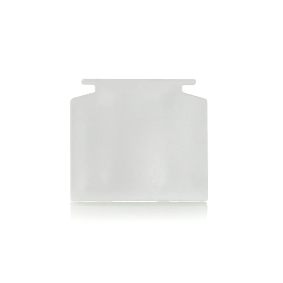 Eutrac 3-faset skinnesystem endekappe, hvid