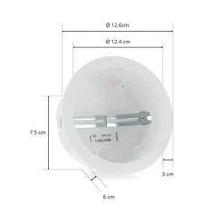 Eutrac installationspotte til body monopoint, hvid