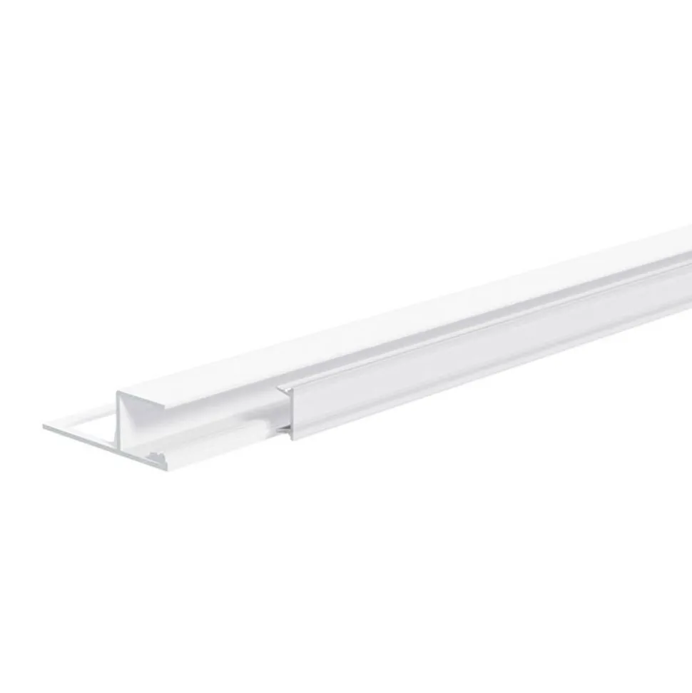 EVN APFL5 fliseprofil i siden 200 cm x 3,3 cm hvid