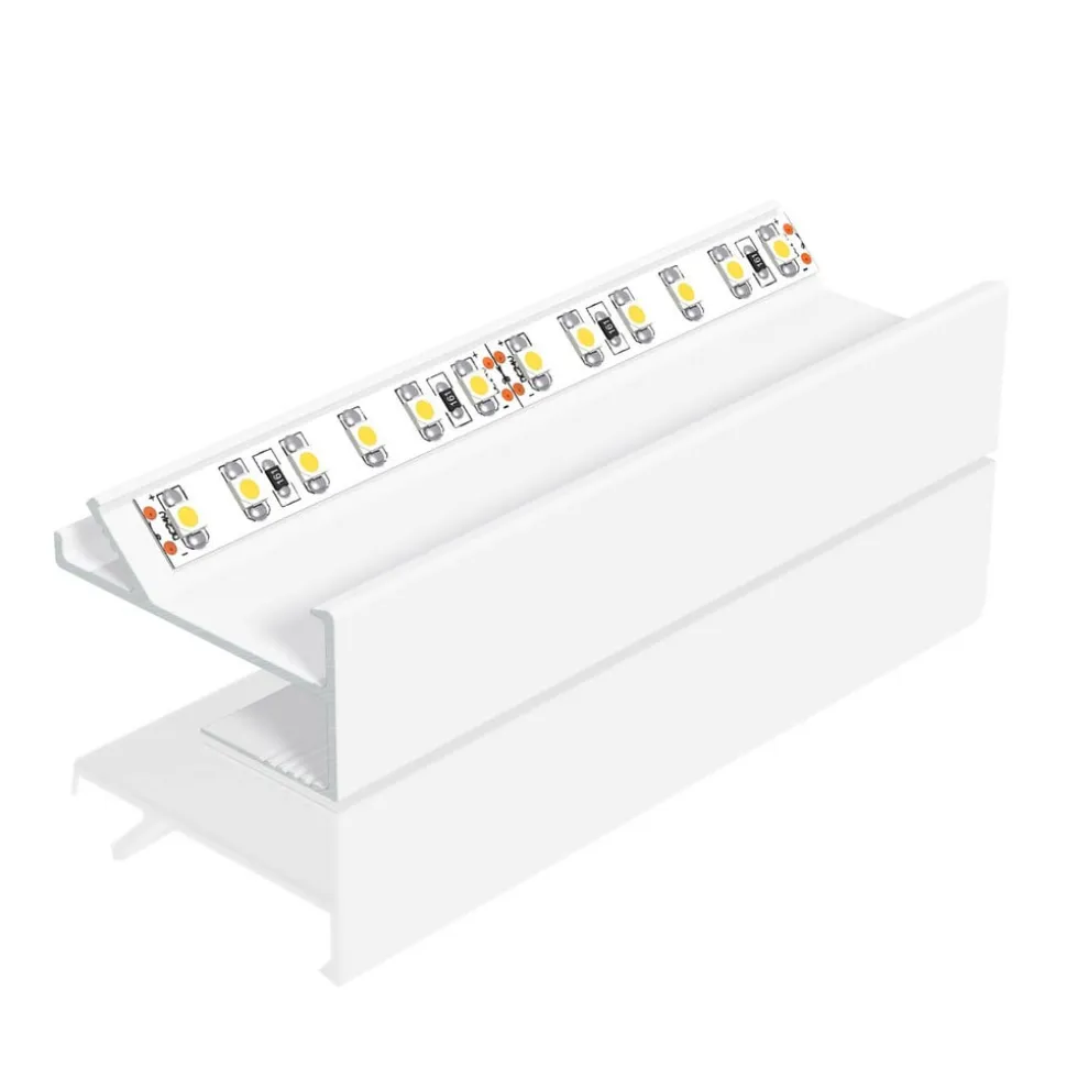 EVN APTBH alu-profil, loftsrettet, 100 cm, hvid