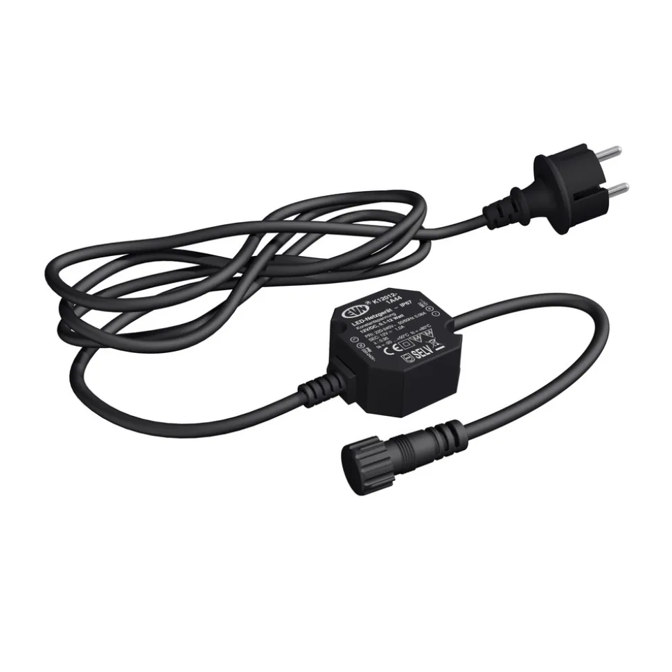 EVN K12012-1A44 LED-strømf., 12V/DC 0,1-12W IP44