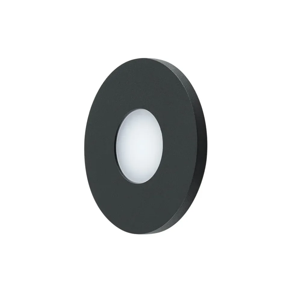 EVN LR230 LED-vægindbygningslampe direkte antracit