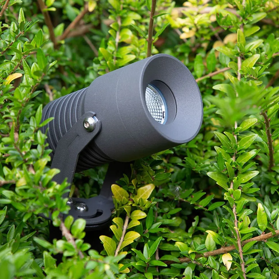 EVN Merlo LED havespot med jordspyd, 3.000K, 10W
