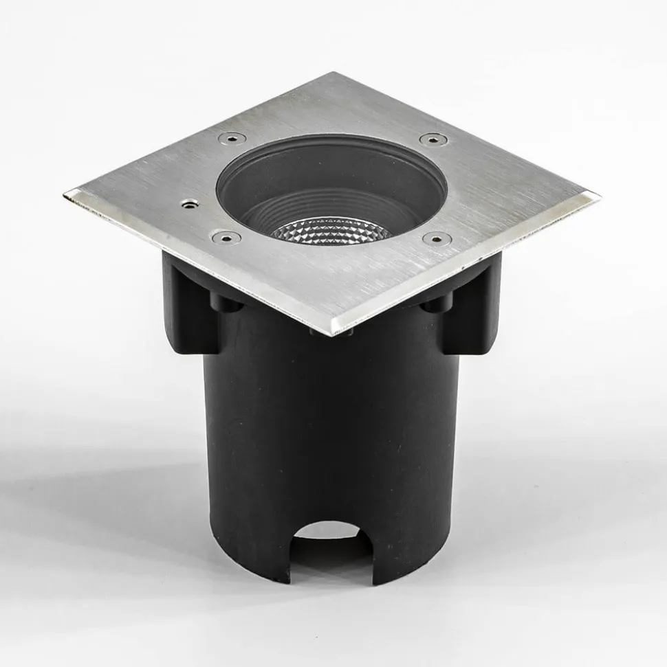 EVN Pentola indbygningslampe stål 13,5x13,5 3.000K