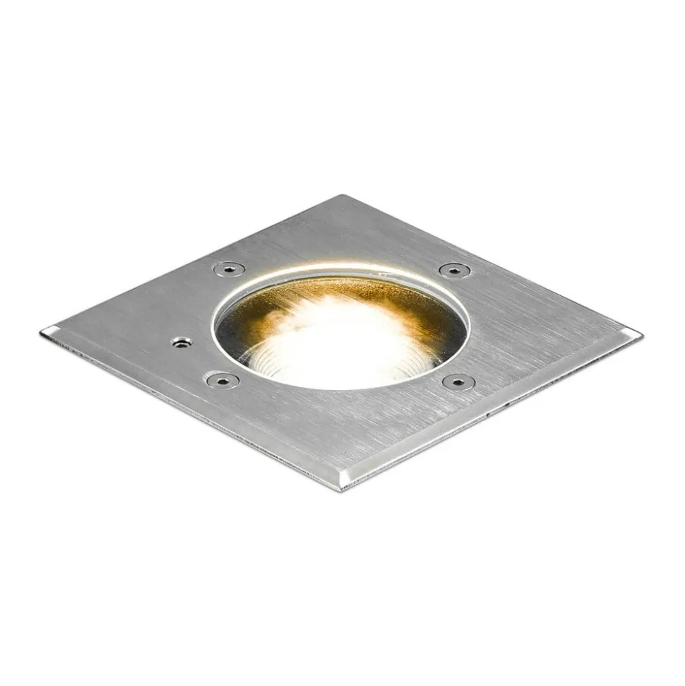 EVN Pentola indbygningslampe stål 13,5x13,5 3.000K