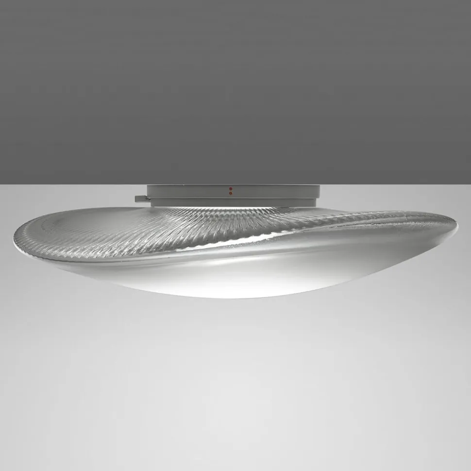 Fabbian Loop - LED-loftlampe i glas, 3000K