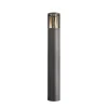 Facado II vejlampe, højde 65 cm, grå/røget, Ø 11 cm, IP65