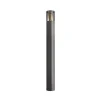 Facado II vejlampe, højde 100 cm, grå/røget, Ø 11 cm IP65