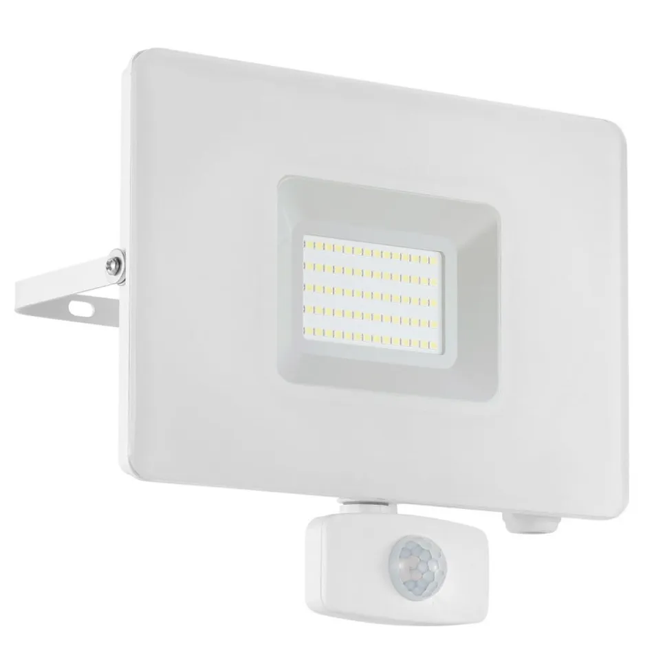 Faedo 3 udendørs LED-spot med sensor, hvid, 50 W