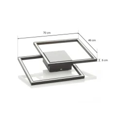 Falcon LED-loftlampe, sort