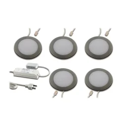 FAR 58 integreret LED-møbellys, 5 stk, 3 W 3.000 K