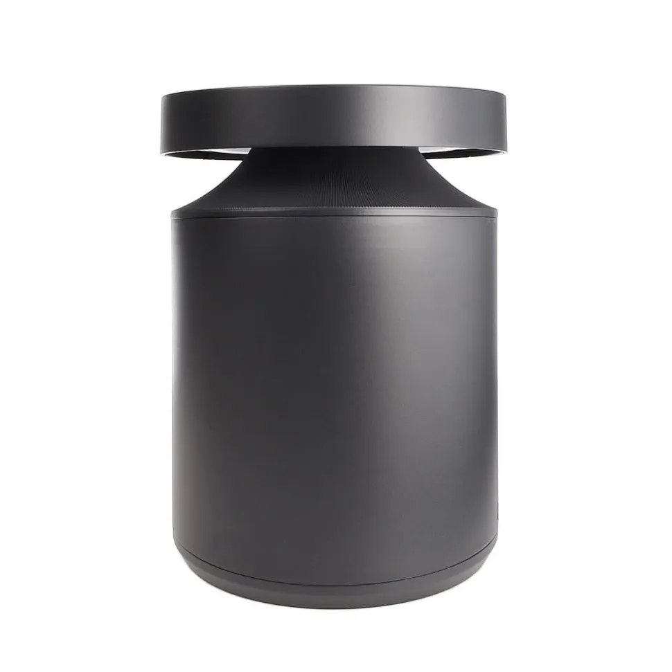 Faro LED-sokkellampe, højde 25 cm, mørkegrå, DALI, 3.000K