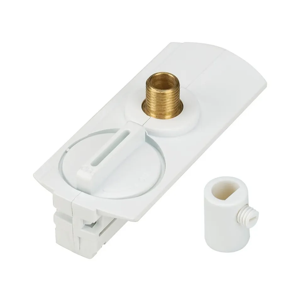 1-faset adapter til pendellampe, hvid