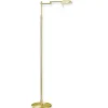 FINN udsøgt LED-gulvlampe mat messing