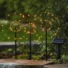 Firework LED-solcellelampe i sæt med jordspyd