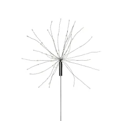 Firework LED-solcellelampe med jordspyd, 100 cm