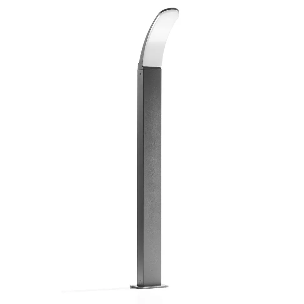 Fiumicino LED-gadelampe, buet form