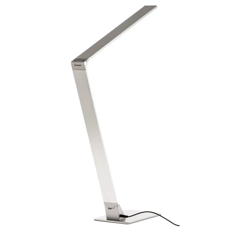 Flad LED-skrivebordslampe Wasp af aluminium