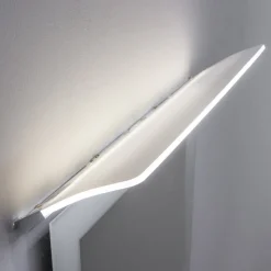 Flad LED-spejllampe Angela, IP44, 50 cm