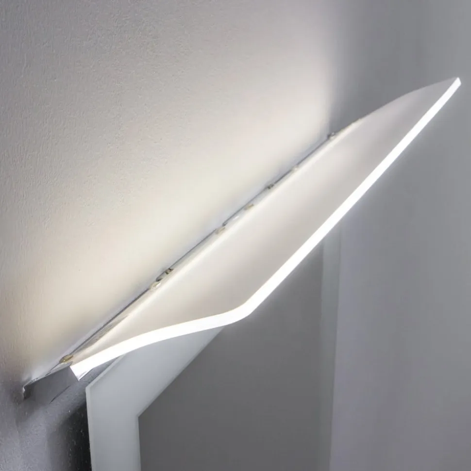 Flad LED-spejllampe Angela, IP44, 50 cm