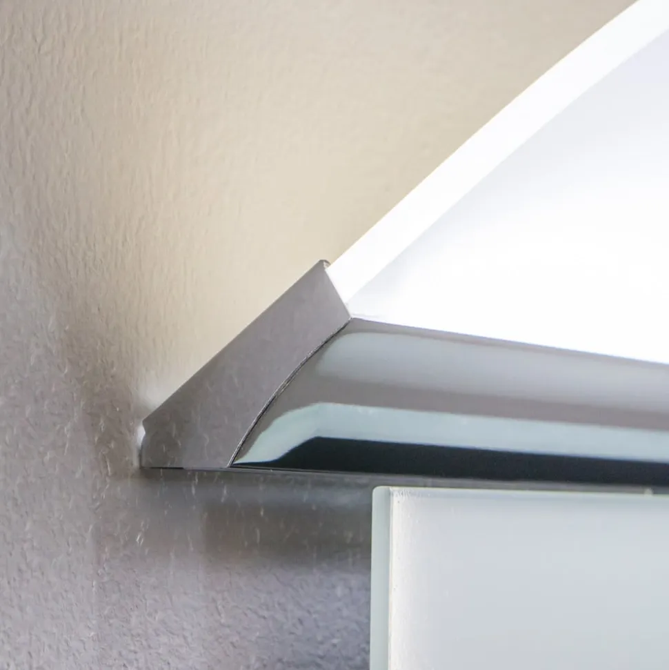 Flad LED-spejllampe Angela, IP44, 50 cm
