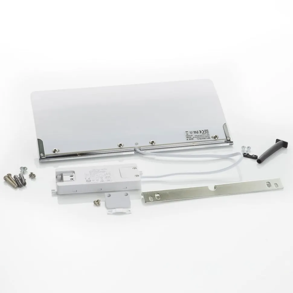 Flad LED-spejllampe Angela, IP44, 50 cm