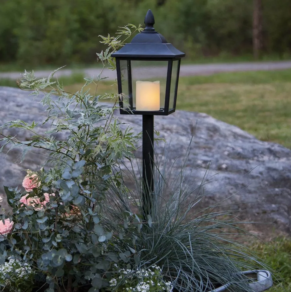 Flame Lantern LED-gravlygte, højde 52 cm