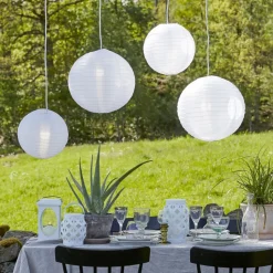 Flame Lantern LED-lygte, hvid, højde 23 cm
