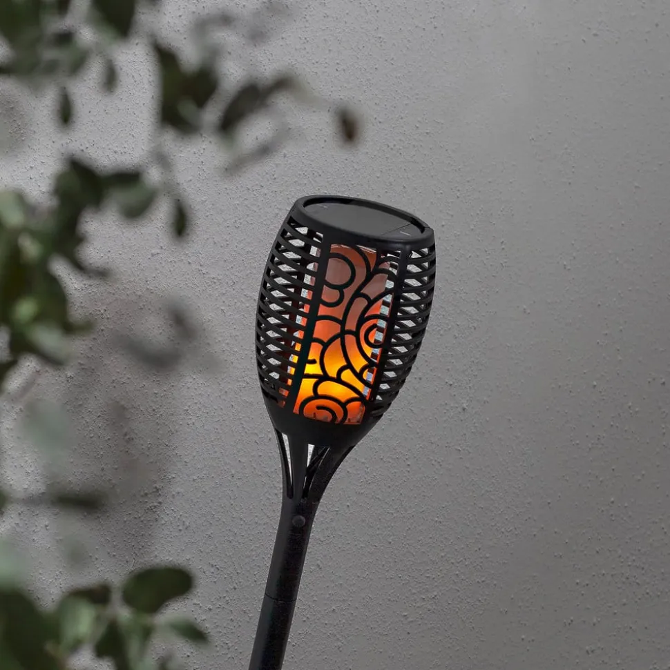 Flame LED-solcellelampe, tre anvendelsesmuligheder, 54 cm