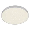Flame Star LED-loftlampe, 840, Ø38,7 cm, sølv
