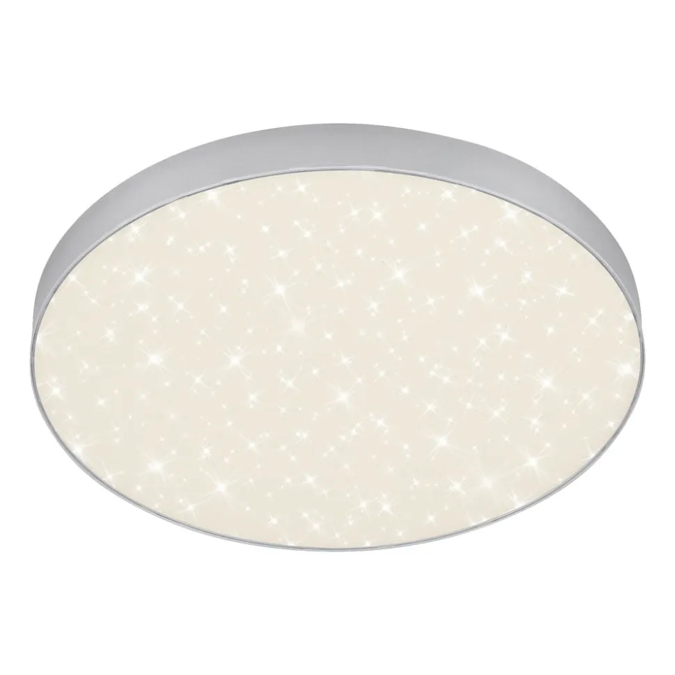 Flame Star LED-loftlampe, 840, Ø38,7 cm, sølv